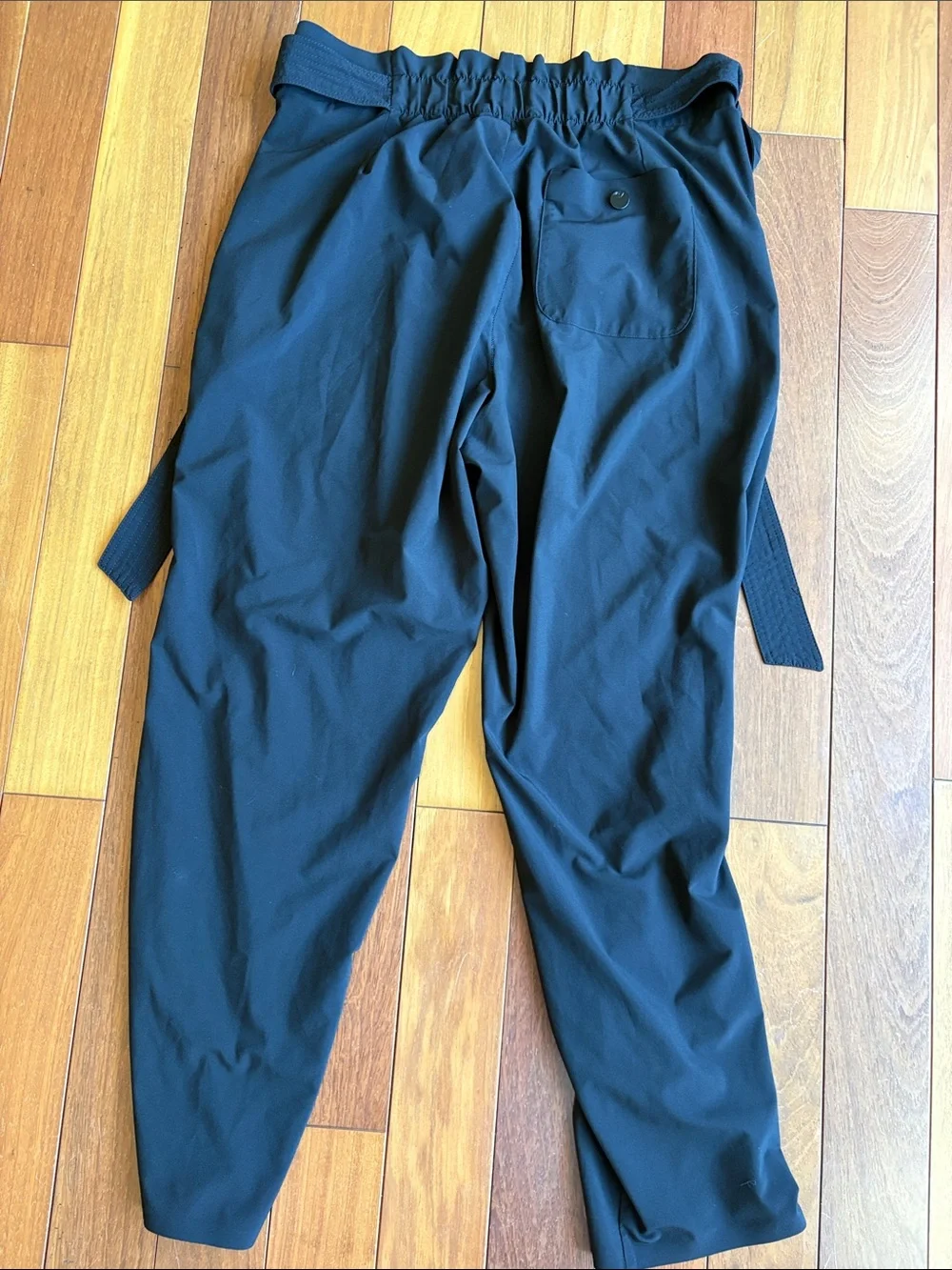 Athleta Black Skyline Pants with Waist Tie - Picture 6 of 8